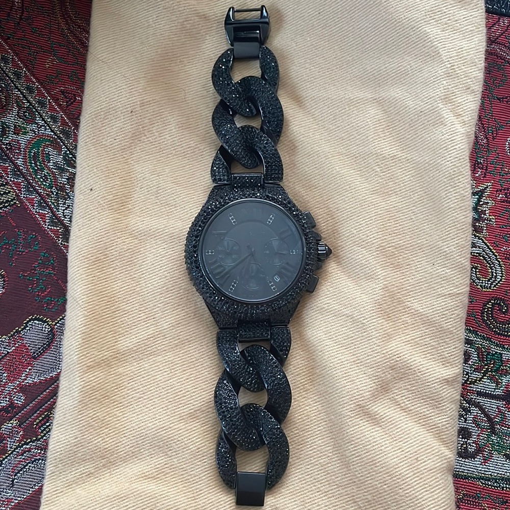 Michael Kors MK 3249 Camille Glitz Watch with Crystals like new